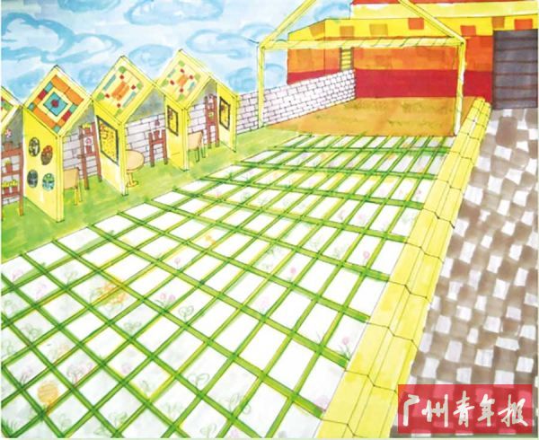 空地改造后增加了不少西关元素。