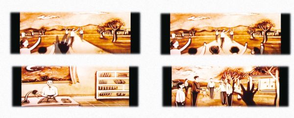 广州大学一团支部以沙画形式呈现《习近平的七年知青岁月》