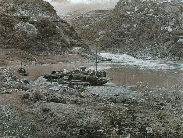 1935年3月21日至22日,红一方面军四渡赤水的渡口之一——二郎滩渡口。