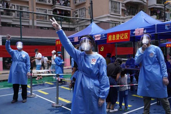 团市委党团员突击队工作现场