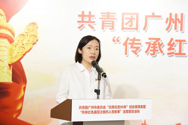 团市委书记徐柳讲话