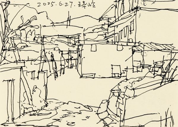 马国强速写作品