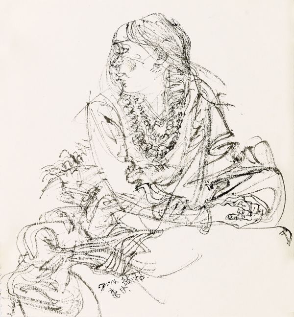 任惠中速写作品