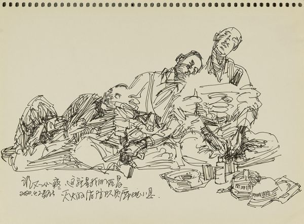 张春新速写作品